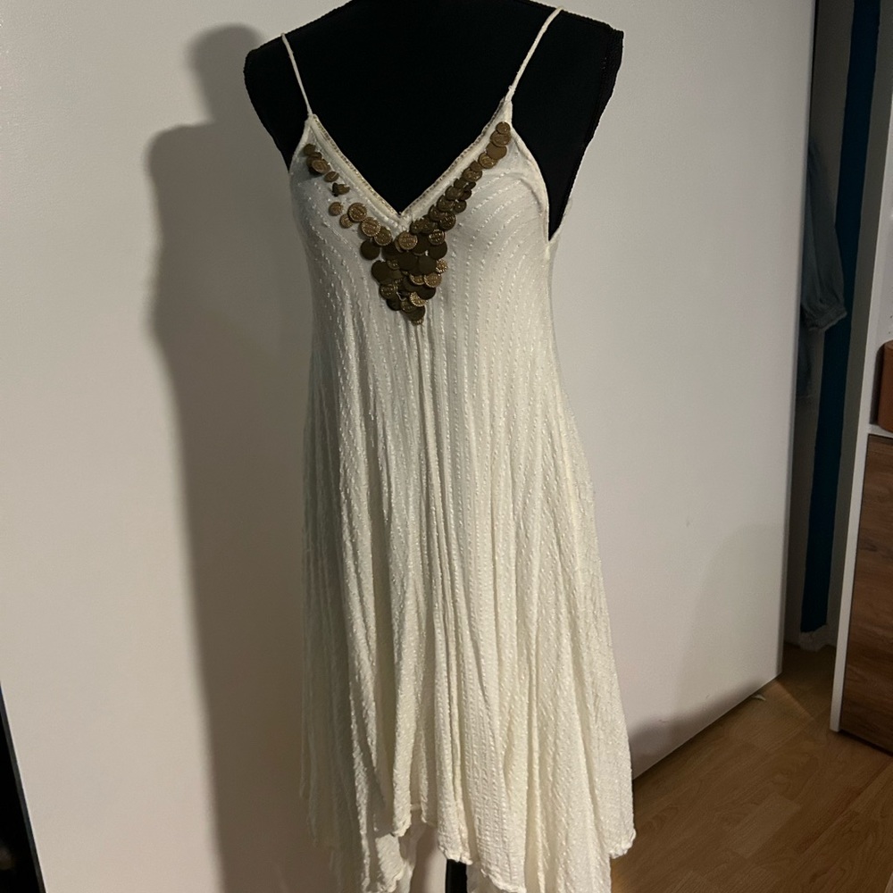 Boho chic asymmetrical dress